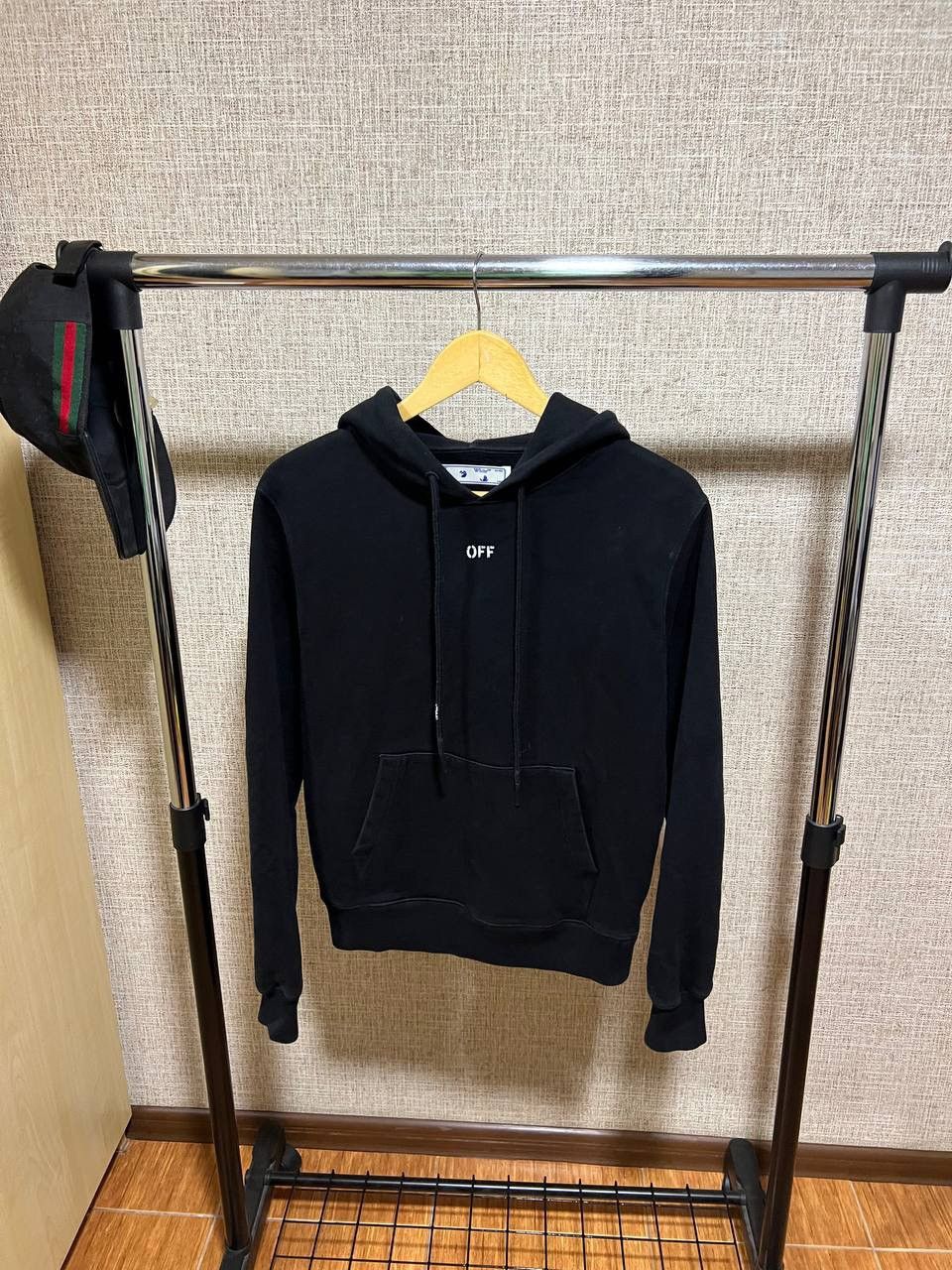 Off-White OFF WHITE BLACK STENCIL HOODIE Size US XS / EU 42 / 0 - 2 Thumbnail