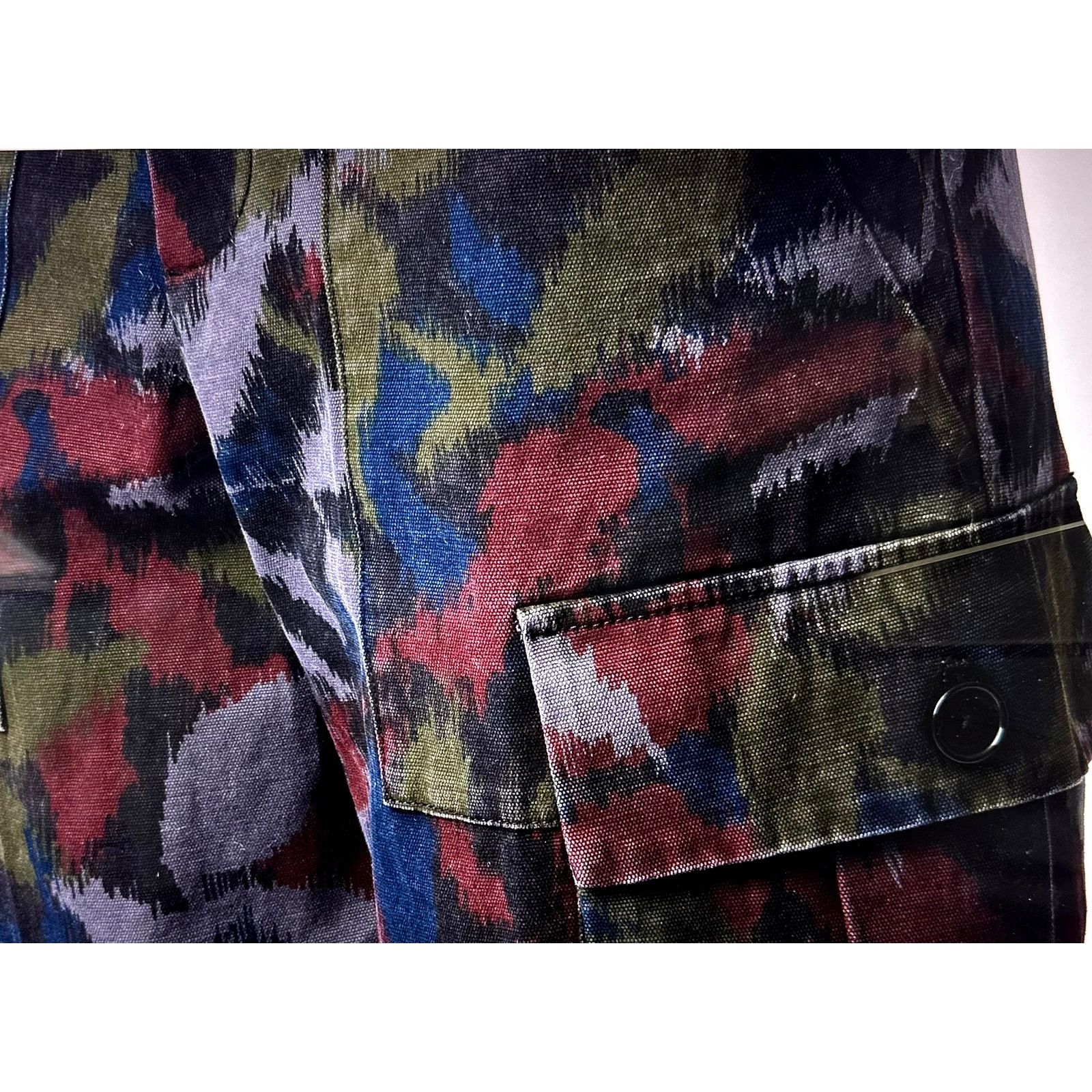 Zadig & Voltaire Zadig & Voltaire Pilote Canvas Cargo Pants Dark Camo 34 (8) Size 30" / US 8 / IT 44 - 6 Thumbnail