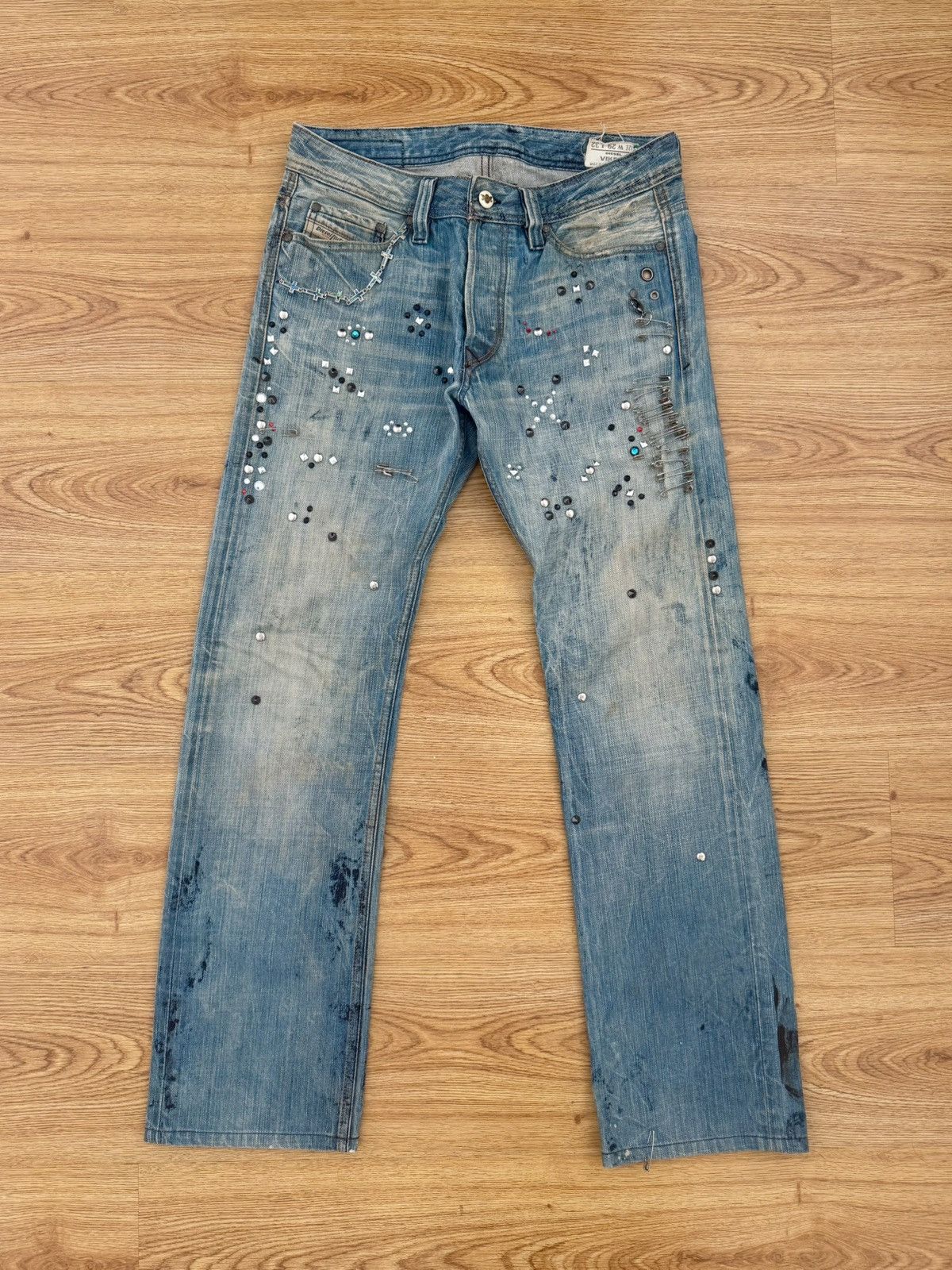 Y2K Studded Bedazzled Jeans