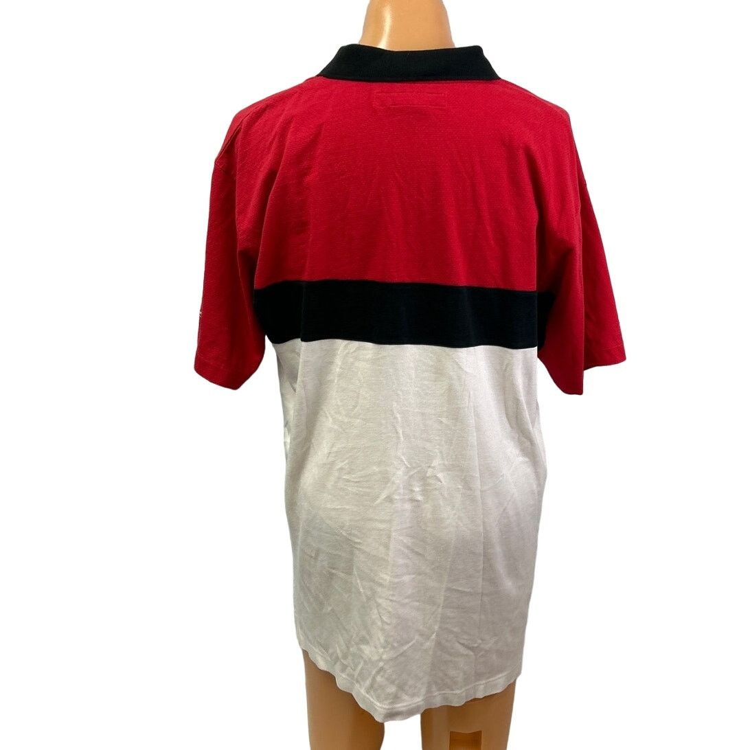 Reebok Reebok Mens XL Badgers PolyCotton Short Sleeve Polo Shirt Size US XL / EU 56 / 4 - 3 Thumbnail