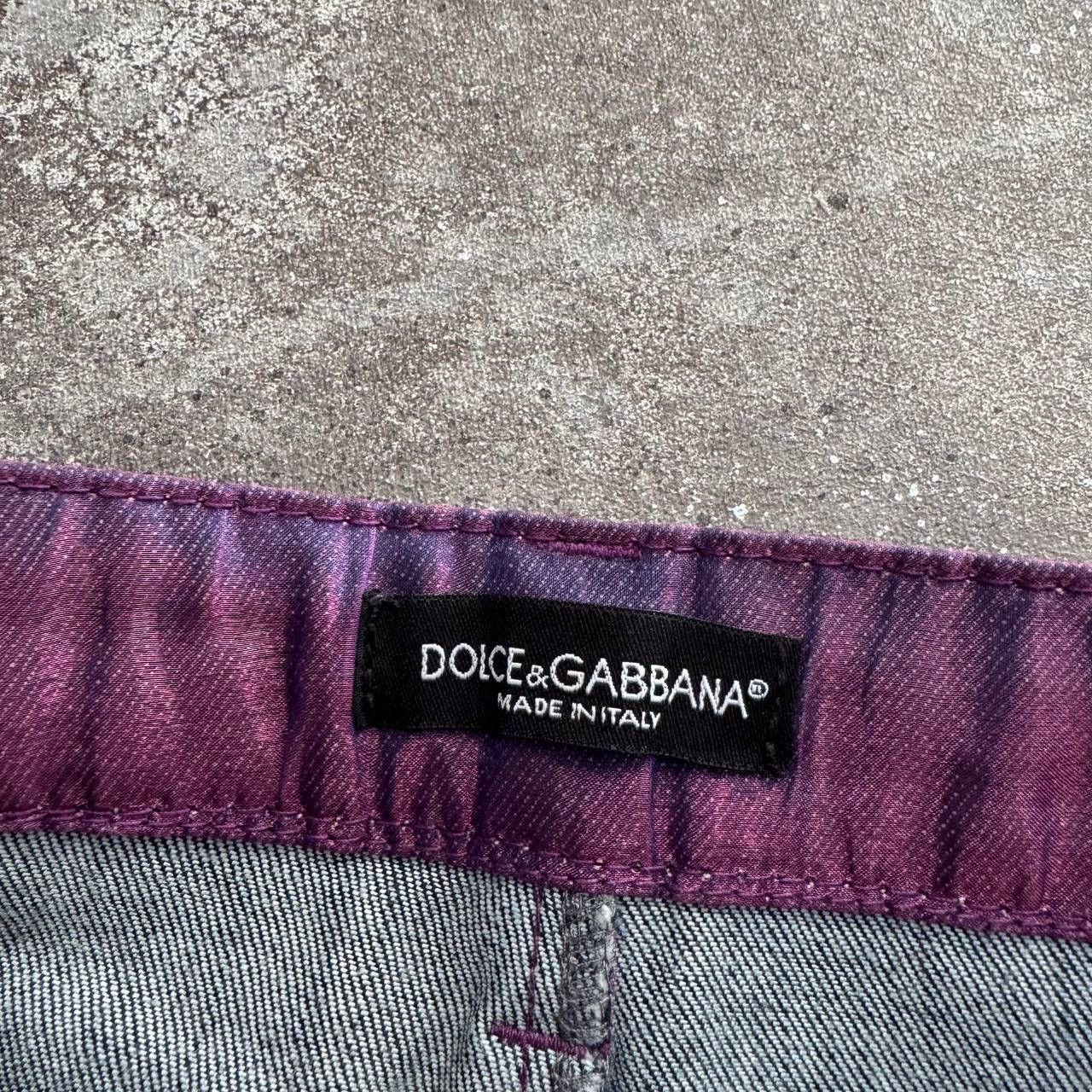 Dolce & Gabbana × Vintage Dolce & Gabbana Vintage Metallic Logo Skirt Size 27" / US 4 / IT 40 - 14 Thumbnail