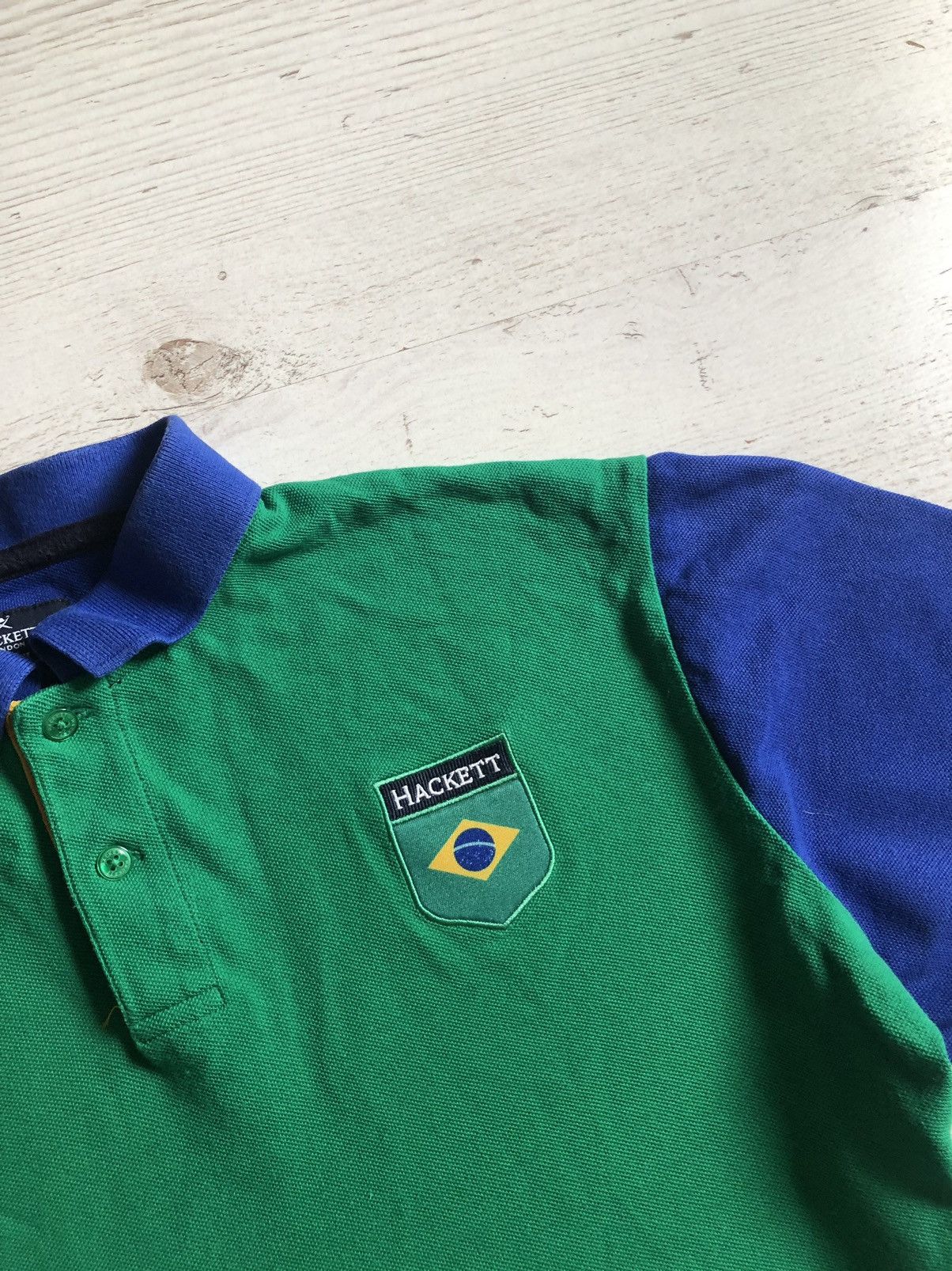 Hackett Polo Hackett brazil 1 vintage Size US XL / EU 56 / 4 - 3 Thumbnail
