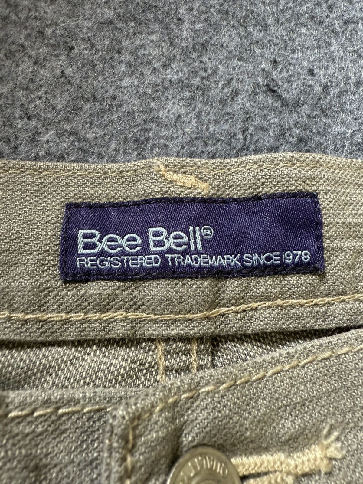 Japanese Brand × Vintage Bee Bell Japan hybrid Smokey Gray Jeans Size US 32 / EU 48 - 21 Thumbnail