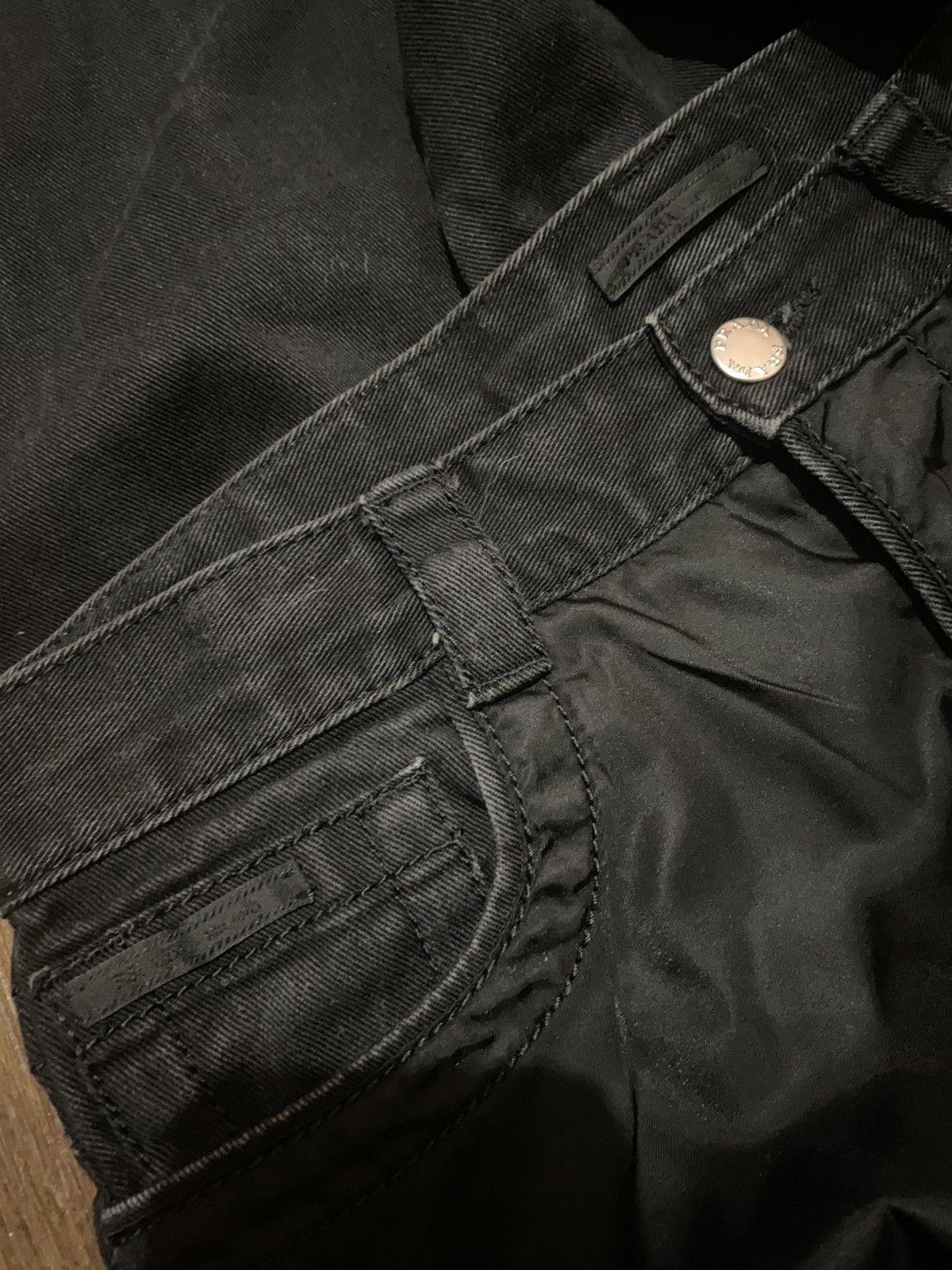 Prada Prada 2016 nylon/denim pants Size US 30 / EU 46 - 4 Thumbnail