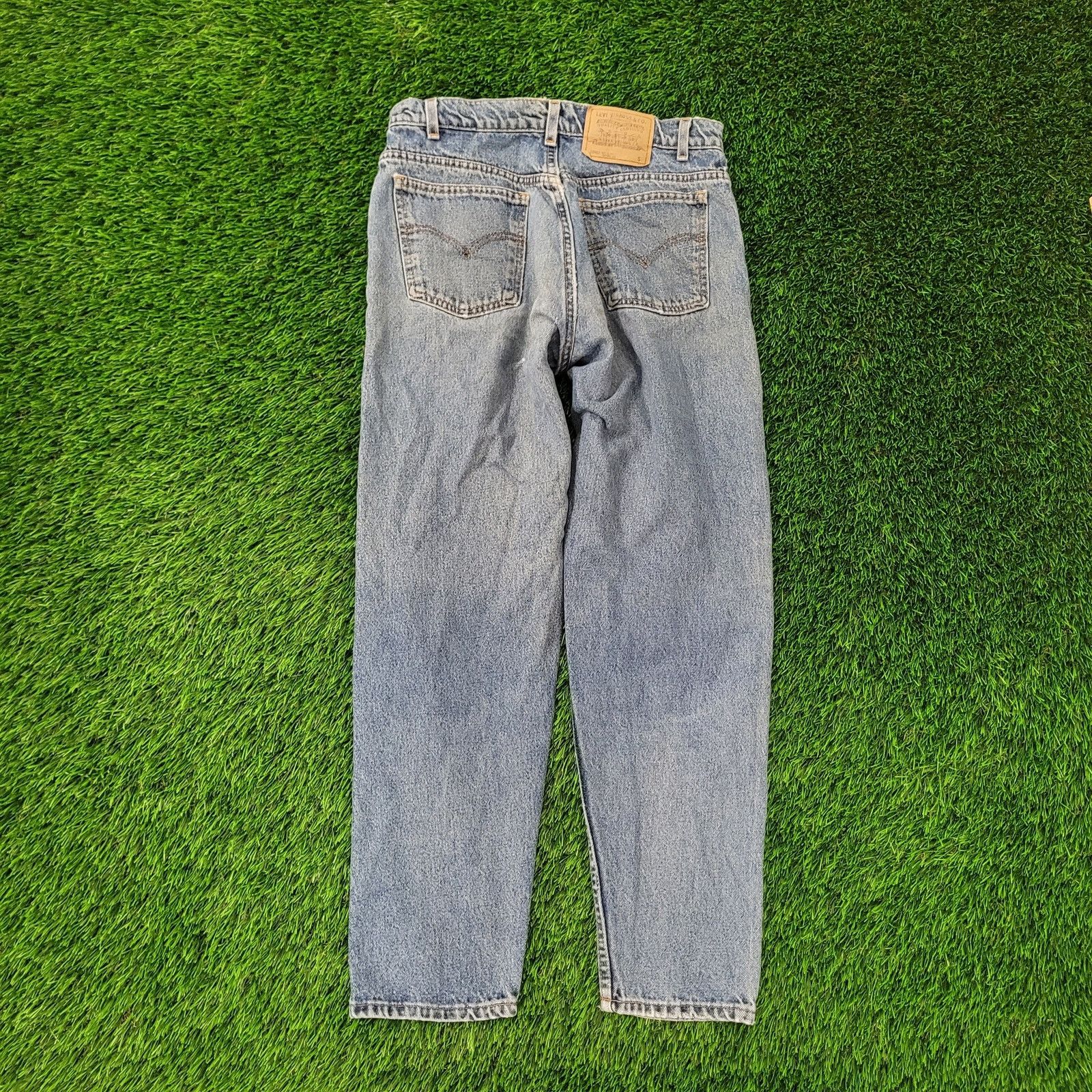 Levi's Vintage LEVIS 962 Tapered Baggy Jeans Womens 10 30x29 USA Size 32" / US 10 / IT 46 - 2 Thumbnail