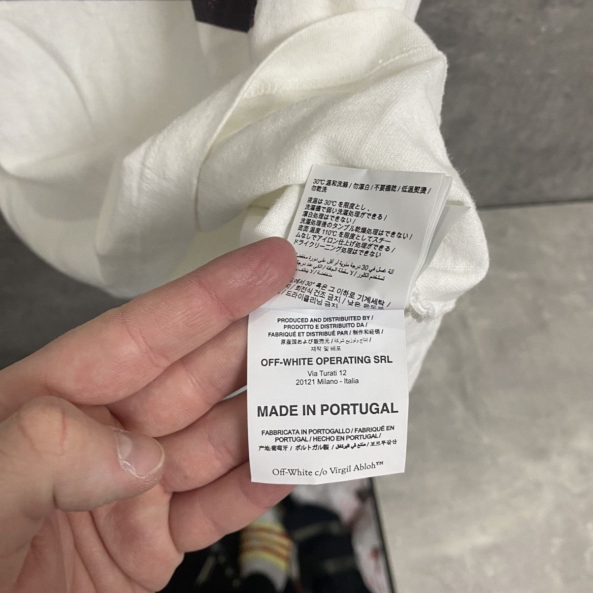 Off-White Off-White Caravaggio T-Shirt Big Logo Size US S / EU 44-46 / 1 - 14 Thumbnail