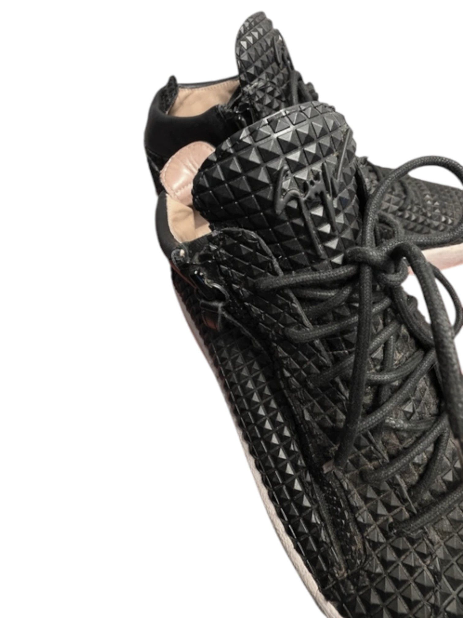 Giuseppe Zanotti Giuseppe Zanotti Pyramid Stud Mid-Top Sneaker, c. 2014 Size US 11 / EU 44 - 5 Thumbnail