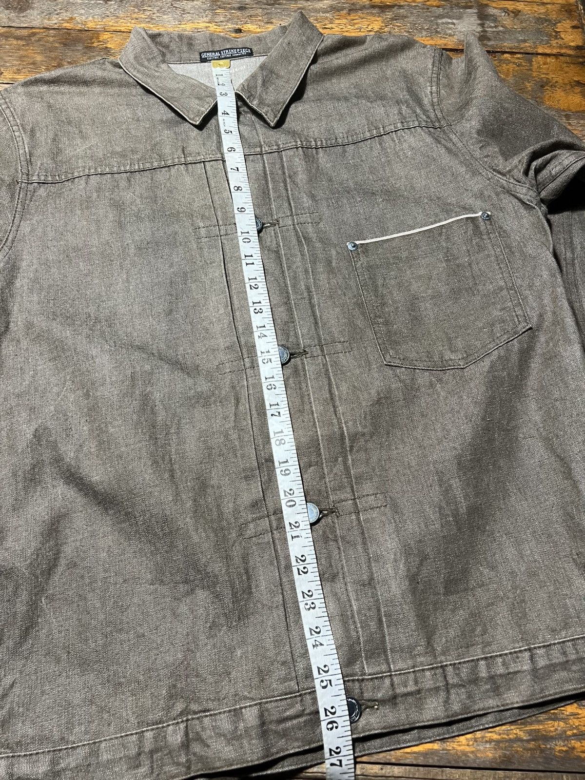 Electric Cottage Electric Cottage GeneralStrikePiece Summer / 02 Denim Jacket Size US L / EU 52-54 / 3 - 14 Thumbnail