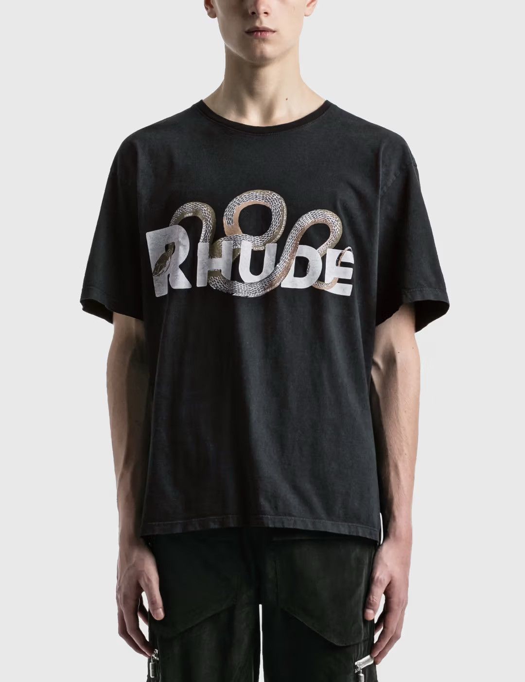Rhude RHUDE snake logo tee - size M Size US M / EU 48-50 / 2 - 7 Thumbnail