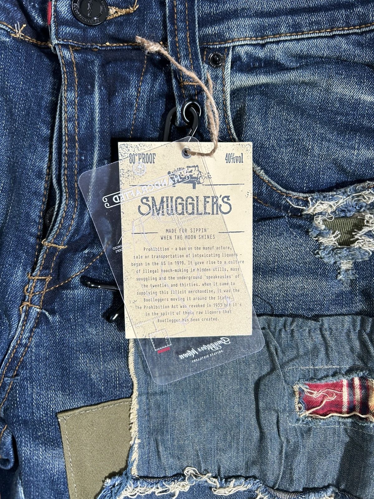 Fashion Nova Smugglers Moon Denim Jeans Size US 30 / EU 46 - 3 Thumbnail