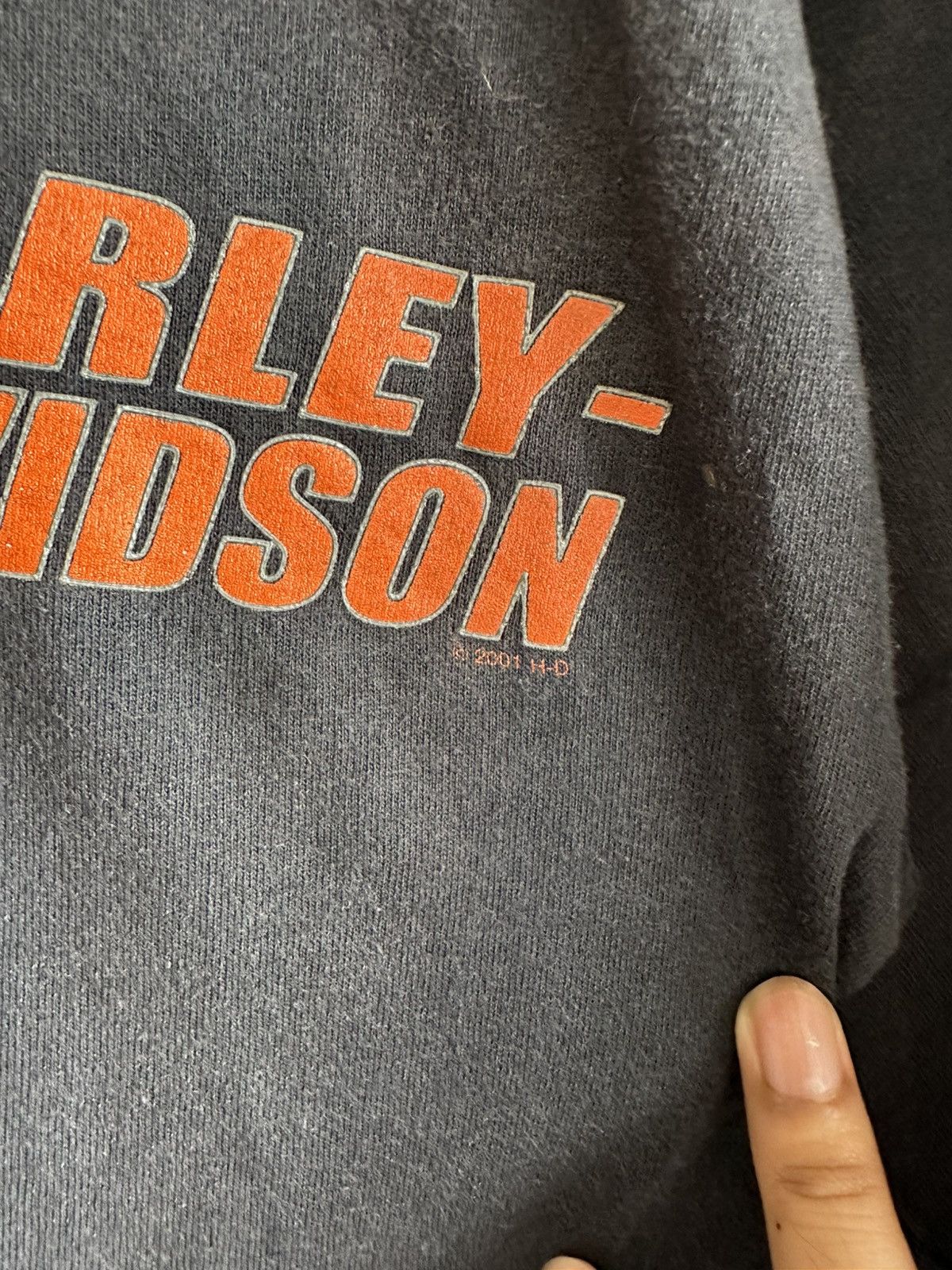 Harley Davidson Vintage Harley Davidson Flames Long Sleeve Rare Fire USA Size US M / EU 48-50 / 2 - 3 Thumbnail