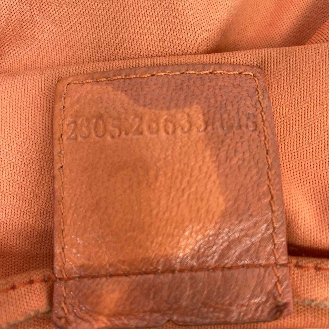 Fendi Fendi - Mamma Handbag Leather Shoulder Bag Orange Silver Size ONE SIZE - 11 Thumbnail