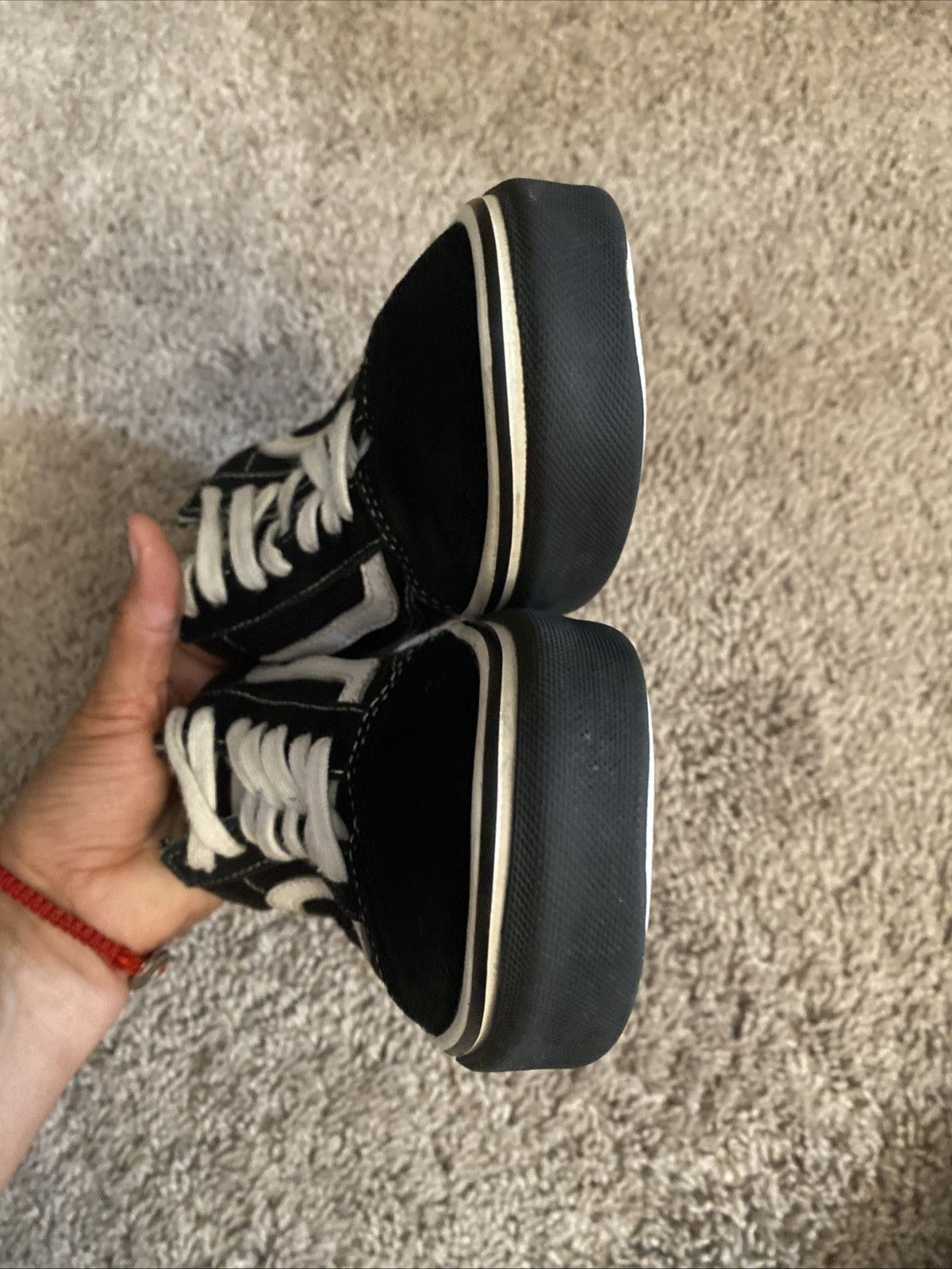 Vans Unisex Vans Oldskool flame accent low sneakers size 5.5M/7W Size US 5.5 / EU 38 - 8 Thumbnail