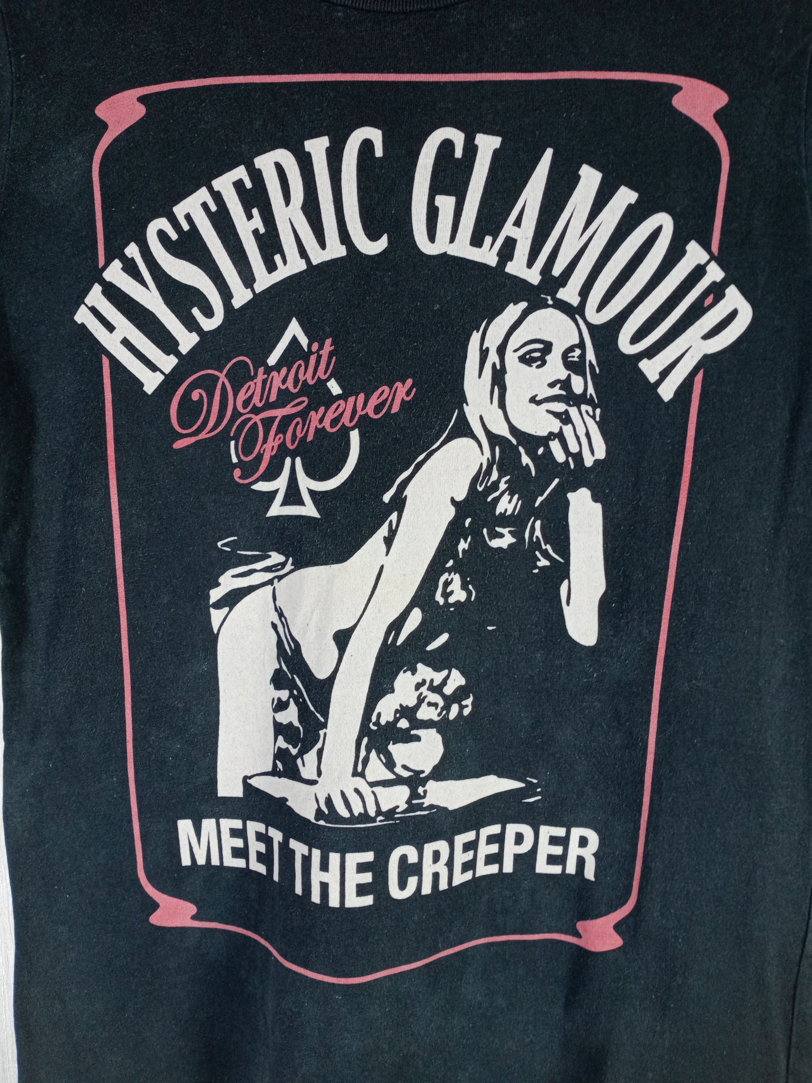 Hysteric Glamour Rare Vintage Hysteric Glamour Meet The Creeper Tshirt Size US XS / EU 42 / 0 - 5 Thumbnail