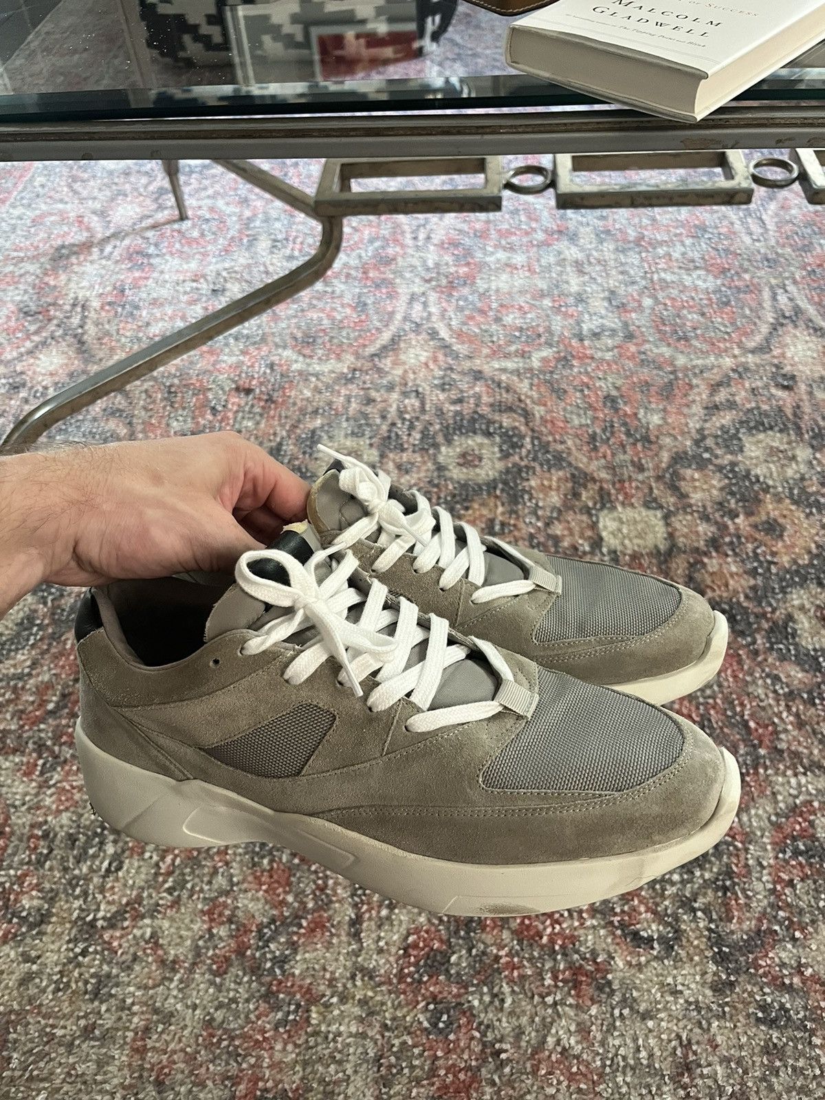 fear of god distance runner black