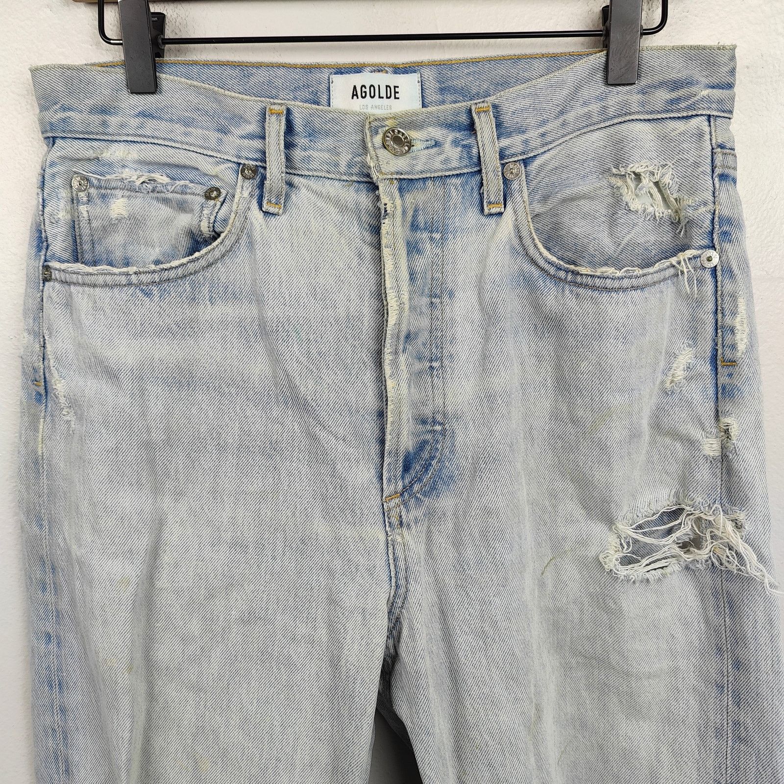Agolde Agolde 90s Mid-Rise Loose Fit Jeans Womens 27 Fall Out Size 27" / US 4 / IT 40 - 2 Thumbnail