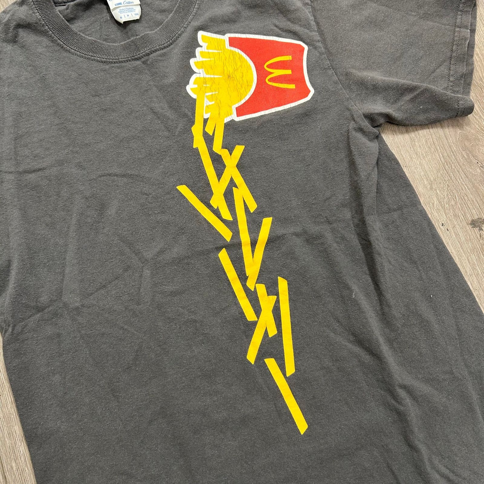 Travis Scott McDonald's Falling Yellow French Fries Gray Tee T Small S Size US S / EU 44-46 / 1 - 4 Thumbnail