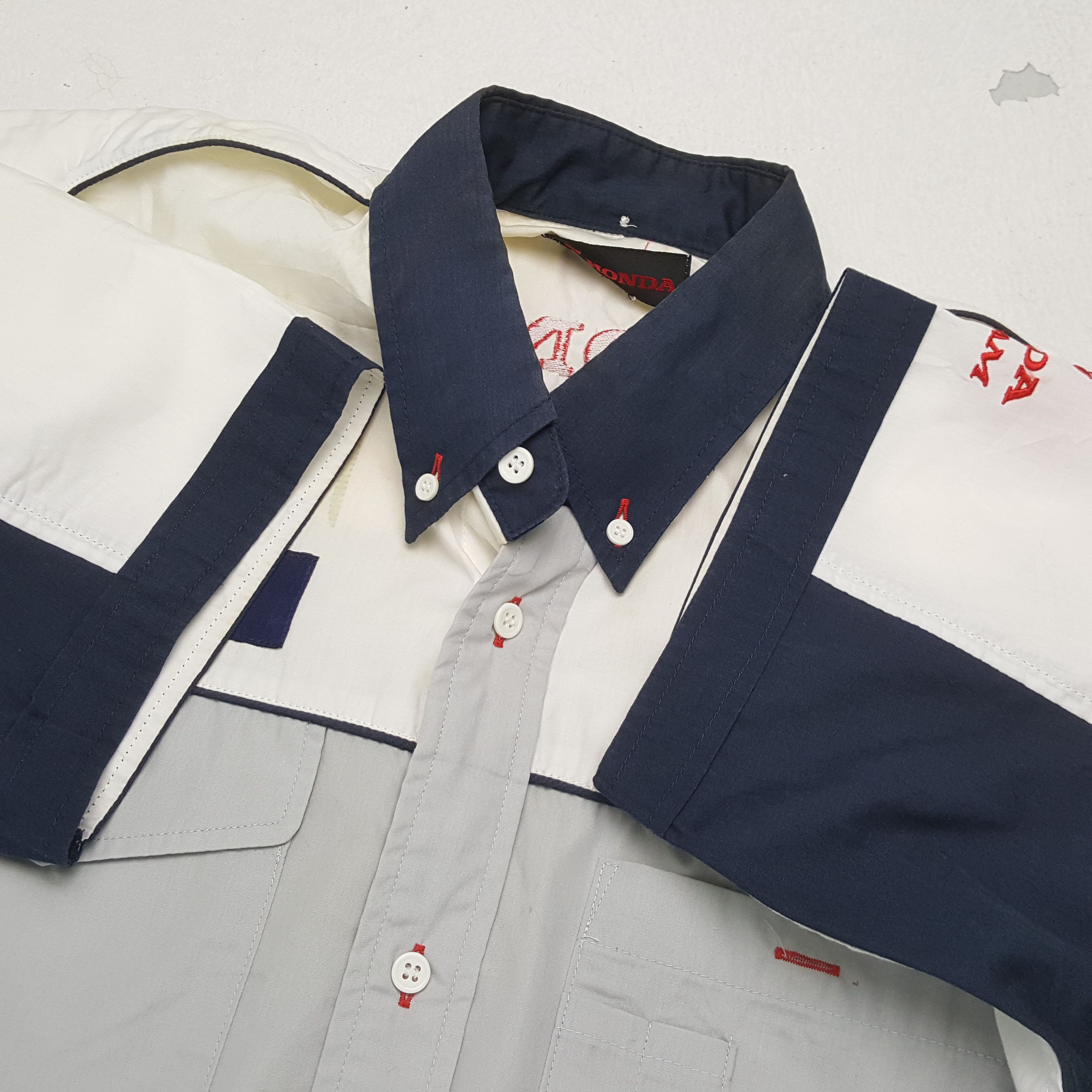 Honda × Vintage Vintage HONDA DREAM Japanese Motorsport Shirt Size US L / EU 52-54 / 3 - 8 Thumbnail