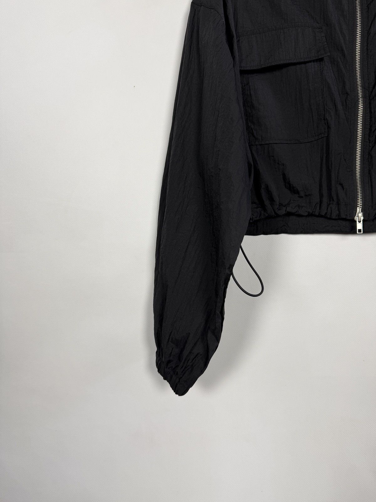 Other INGNI Full Zip Cropped Oversized Nylon Jacket Black Size M Size M / US 6-8 / IT 42-44 - 4 Thumbnail