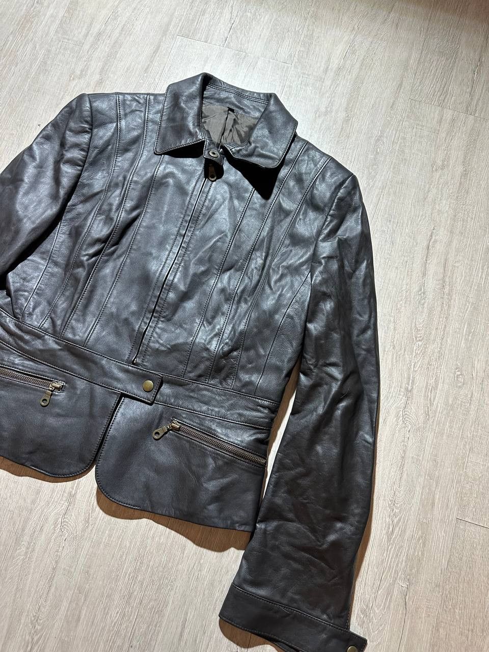 Japanese Brand Archive y2k cropped leather jacket Size M / US 6-8 / IT 42-44 - 3 Thumbnail