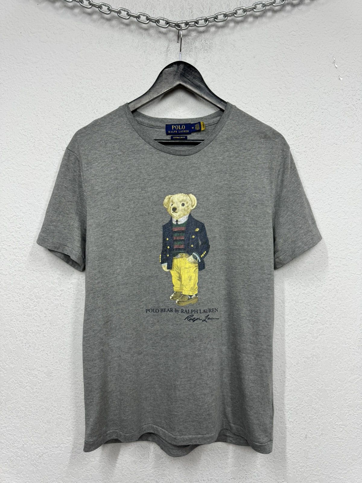 Polo Ralph Lauren Vintage Polo Ralph Lauren Bear🐻 T-Shirt Y2k Avantgarde Rare Size US M / EU 48-50 / 2 - 3 Thumbnail