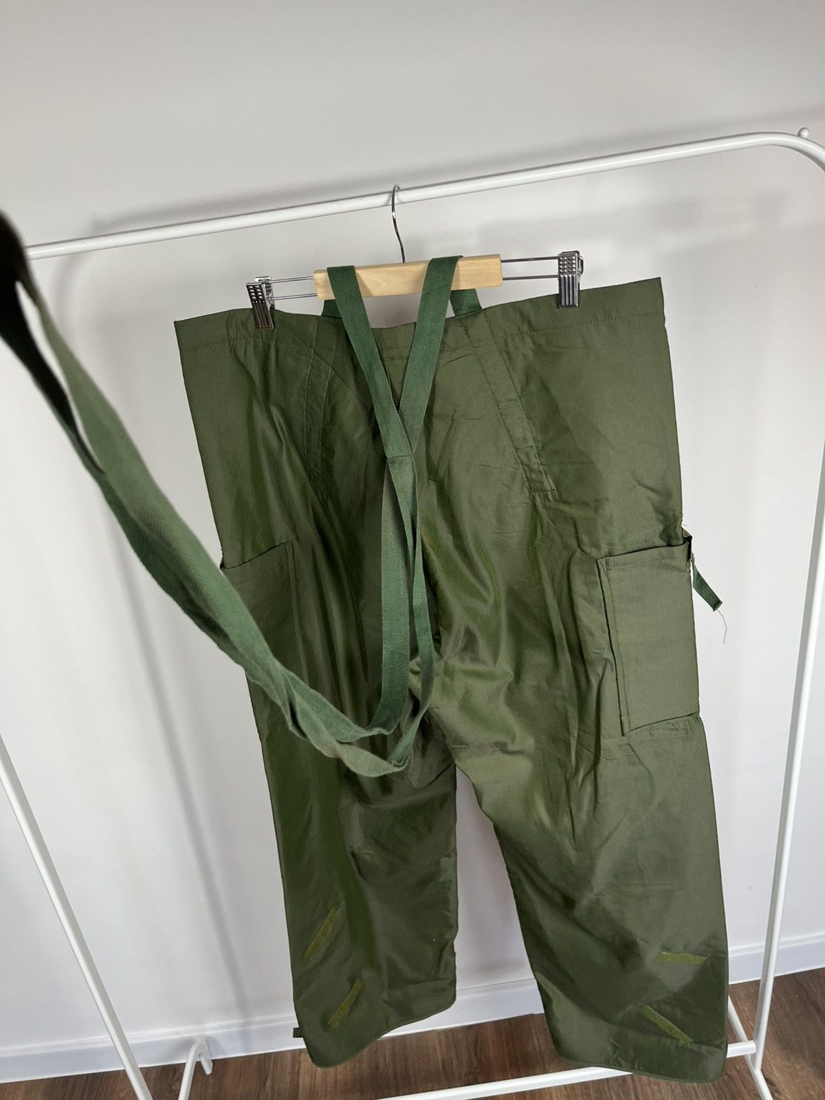 Other Vintage 1982 British Army NBC Mk3 Protective Trousers Green Size US 32 / EU 48 - 19 Thumbnail