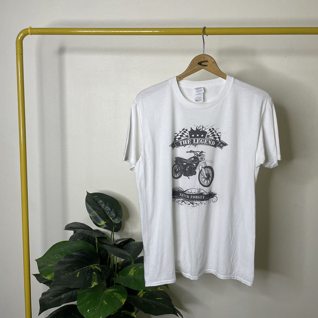 Japanese Brand Scrambler Motorcycle The Legend Never Forget T Shirt Size US M / EU 48-50 / 2 - 1 Thumbnail