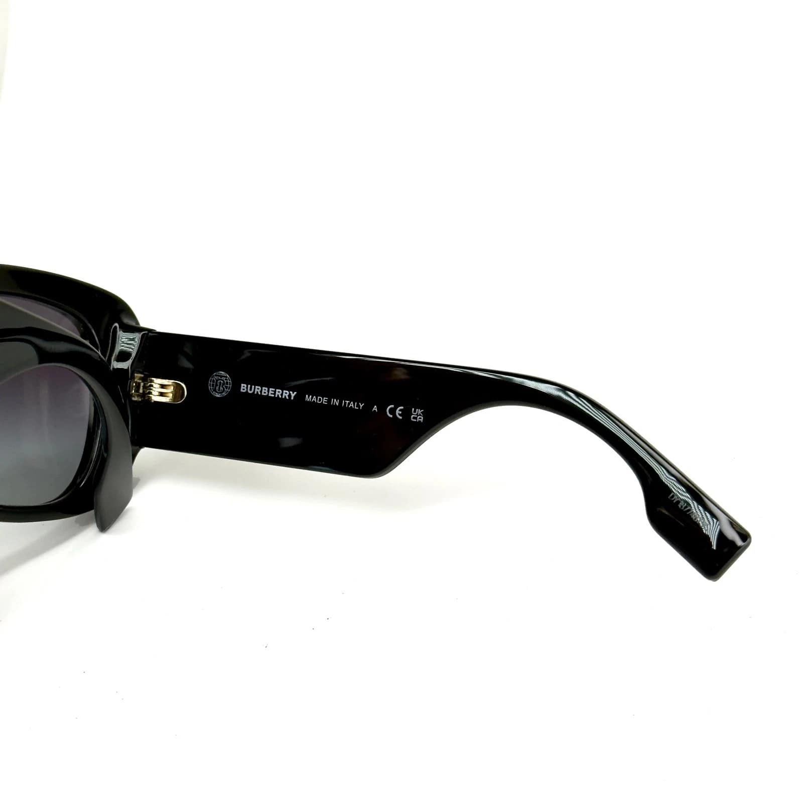 Burberry BURBERRY 4410 BE4410 Black Classic Oval Fashion Sunglasses Size ONE SIZE - 4 Thumbnail