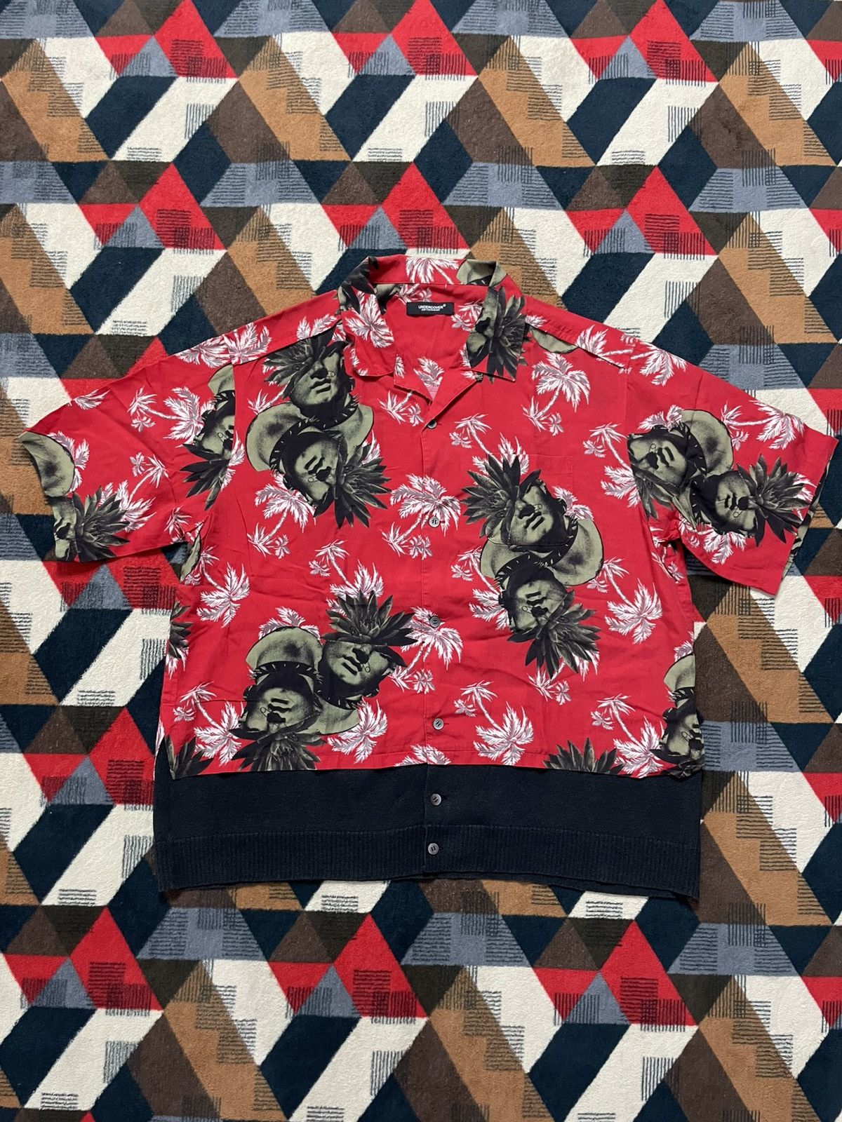 Undercover Undercover Hawaiian Shirt Knit Hem Size US L / EU 52-54 / 3 - 1 Thumbnail
