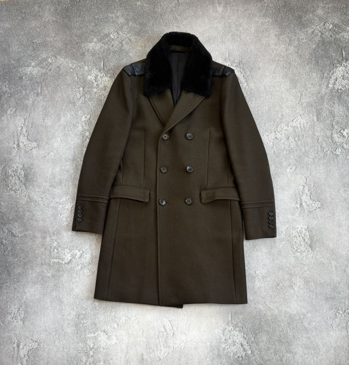 The Kooples The Kooples M/size Military Pea Coat Wool Napoleon jacket 🧥 Size US M / EU 48-50 / 2 - 4 Thumbnail