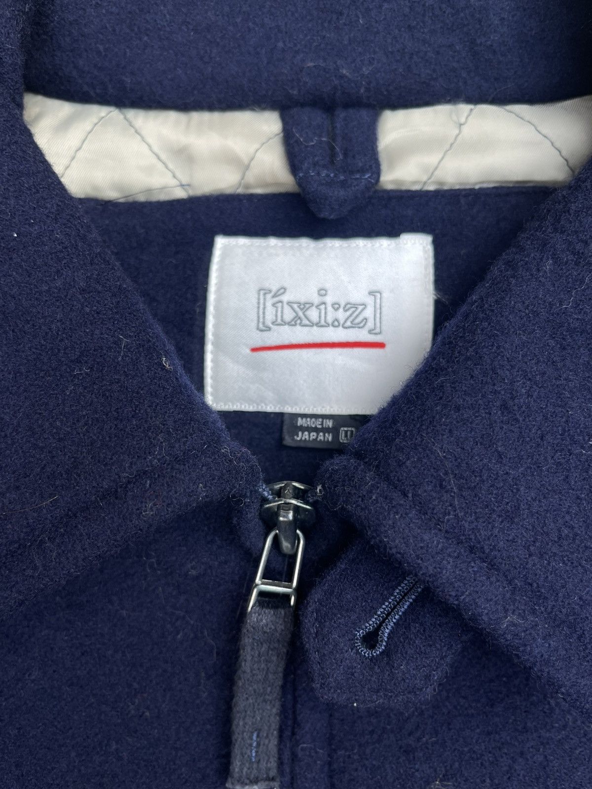 Issey Miyake × Japanese Brand × Vintage Japanese Ixi:z Wool Zip Up Jacket Size US L / EU 52-54 / 3 - 3 Thumbnail