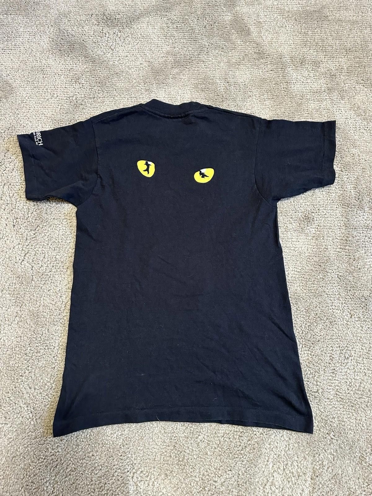 Band Tees Vintage t-shirt animal cat Musical Zurich 1981 Screen Stars Size US M / EU 48-50 / 2 - 8 Thumbnail