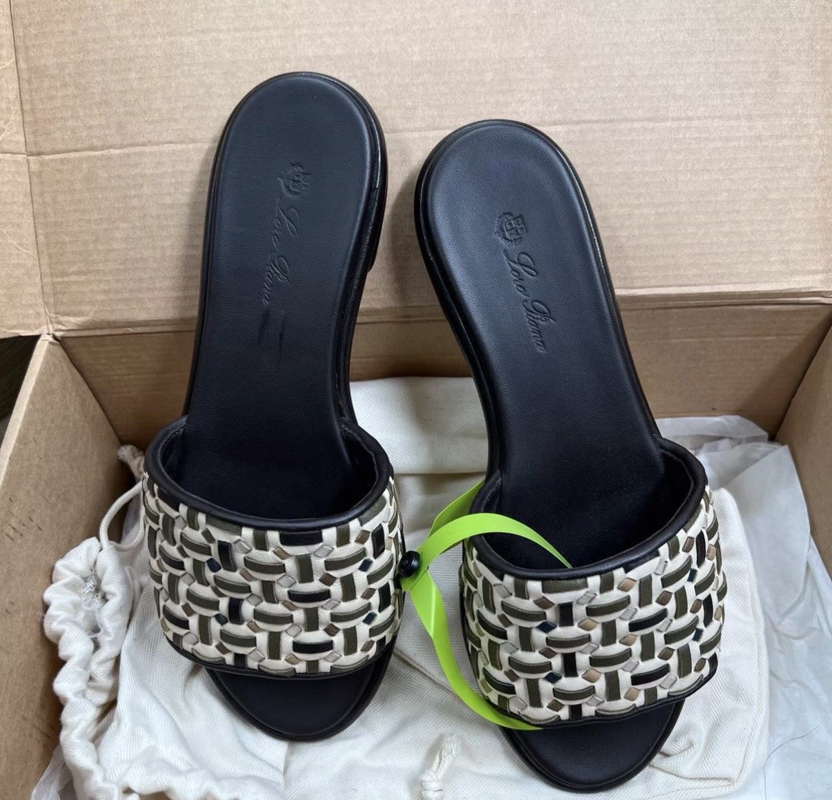Loro Piana Loro Piana Woven Leather Slippers J41 Size US 6 / IT 36 - 2 Thumbnail
