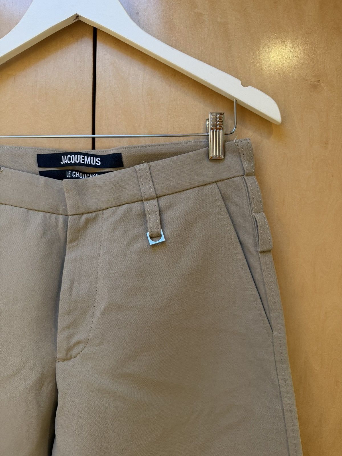 Jacquemus Men’s Beige Le Chouchou 'Le Pantalon Piccinni' Trousers Size US 31 - 3 Thumbnail