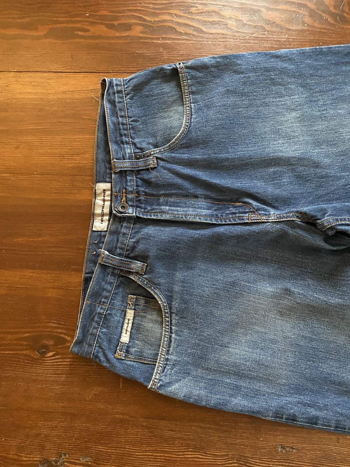 Rocawear Vintage Y2K’s Rocawear Wide Leg Baggy Denim Jeans 35x32 Size US 35 - 17 Thumbnail