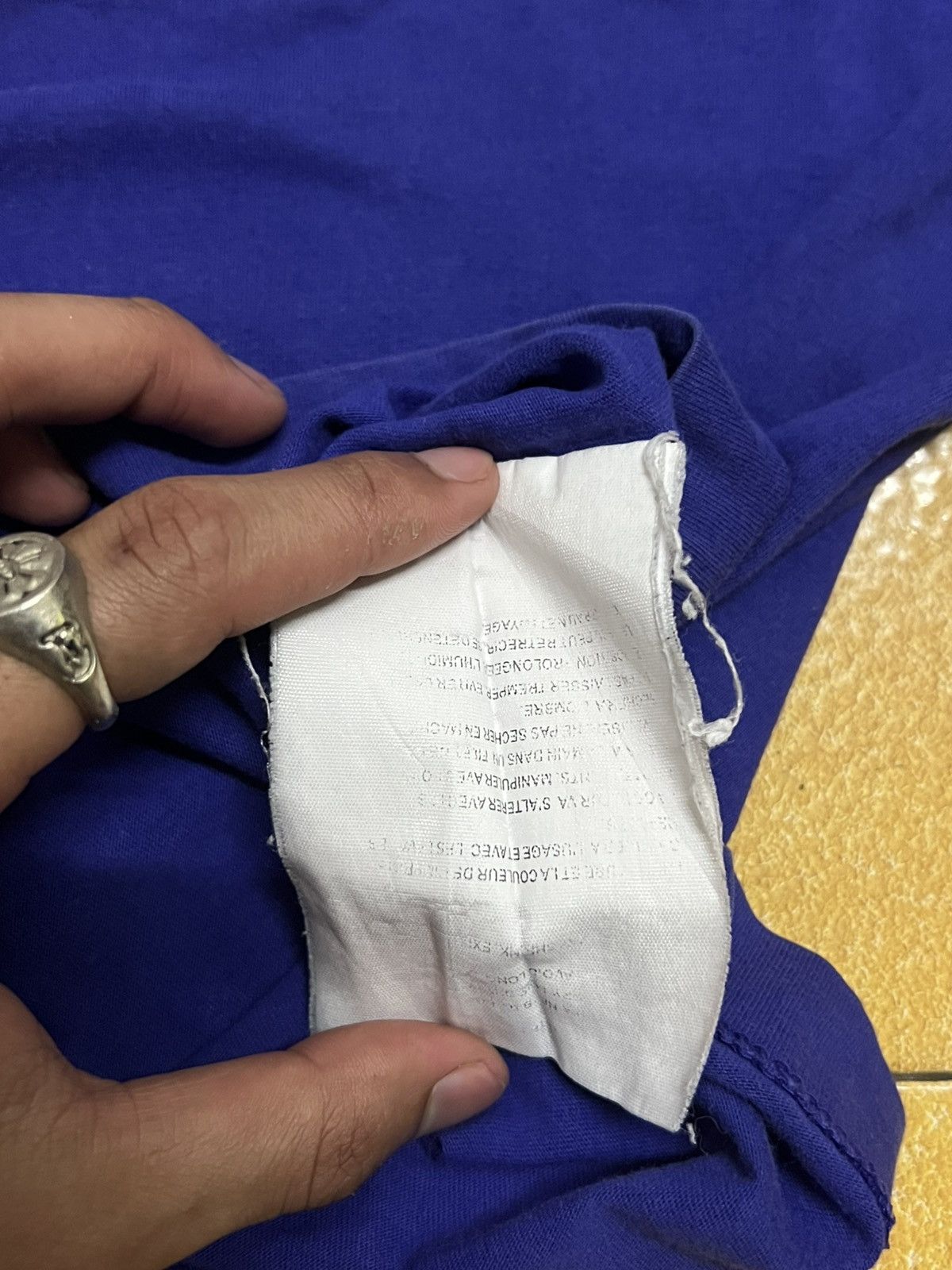 Comme des Garcons VTG Comme des Garçons PLAY Big Heart Purple SINGLE STITCH Size US S / EU 44-46 / 1 - 7 Thumbnail