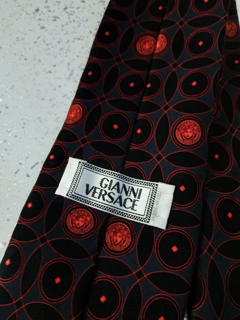 Versace Vintage Gianni Versace Monogram Silk Tie Size ONE SIZE - 4 Thumbnail
