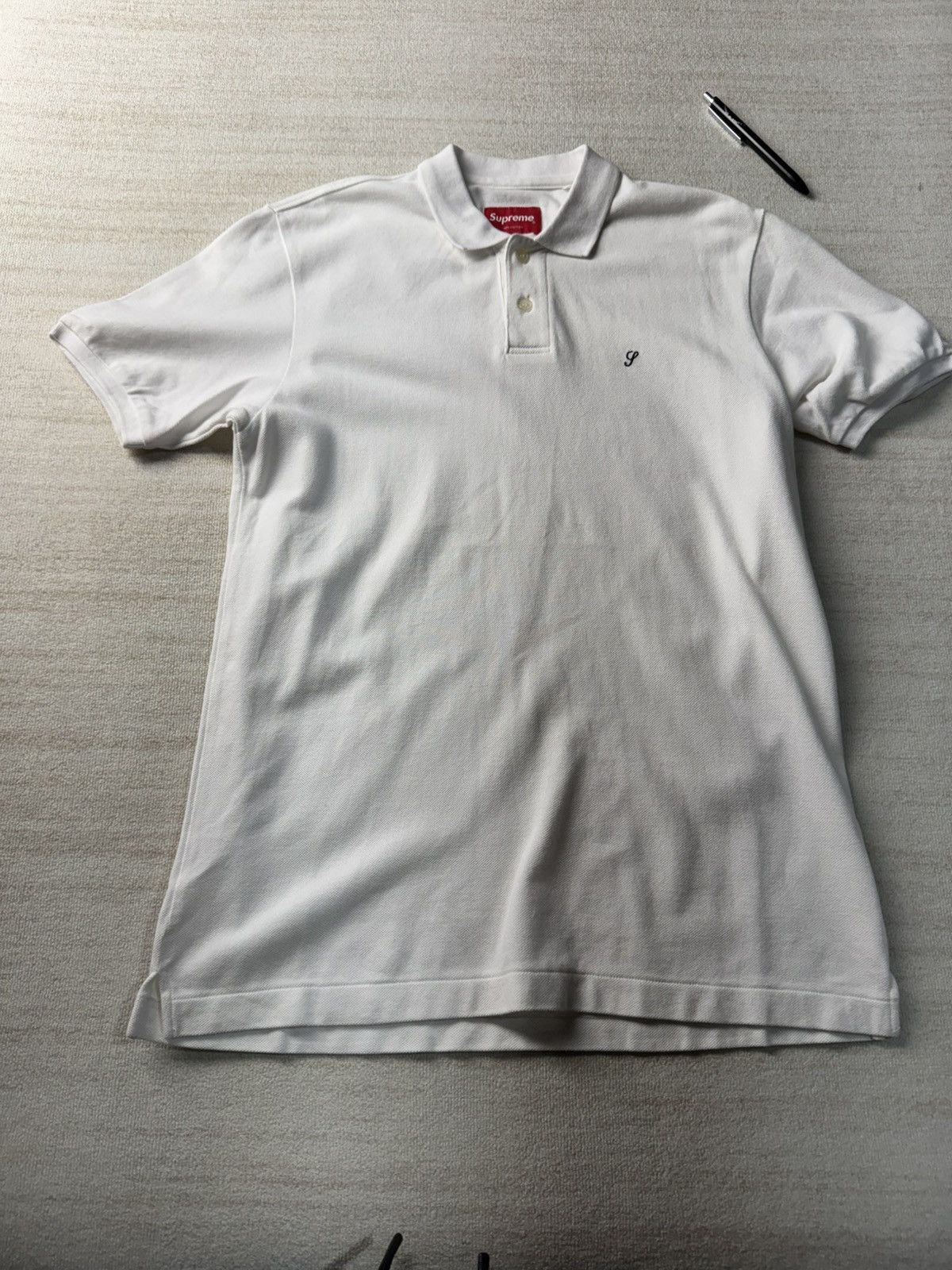 Supreme S logo polo Size US S / EU 44-46 / 1 - 1 Thumbnail