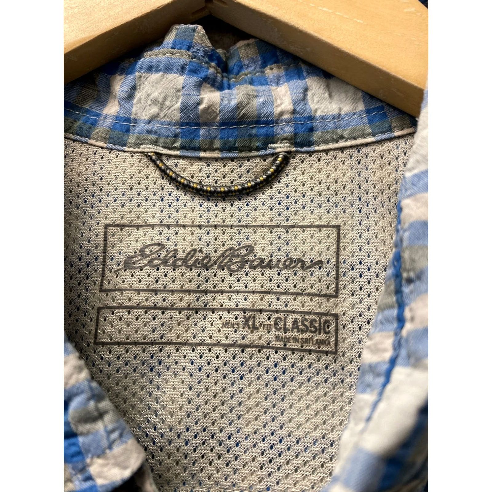Eddie Bauer Eddie Bauer Button-Up Shirt XL Turquoise Blue Plaid Multicolor Short Sleeve Button-Down Pocket Classic Outdoor Travel Mens XL Size US XL / EU 56 / 4 - 6 Thumbnail