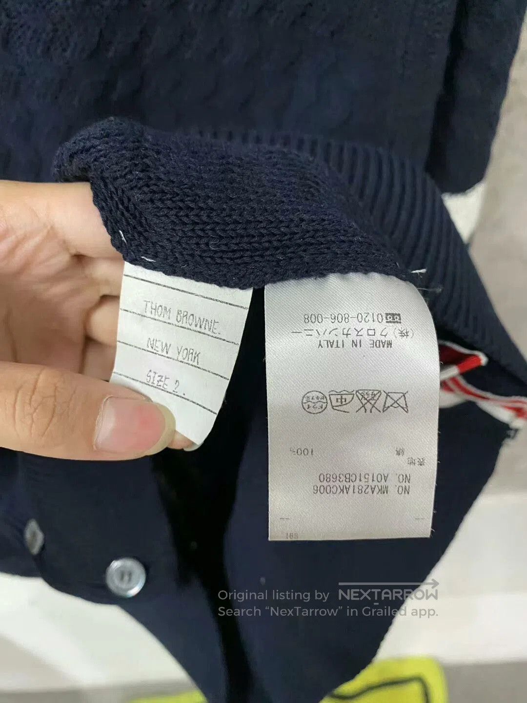 Thom Browne thom browne striped knitted sweater size 2. Size US M / EU 48-50 / 2 - 4 Thumbnail
