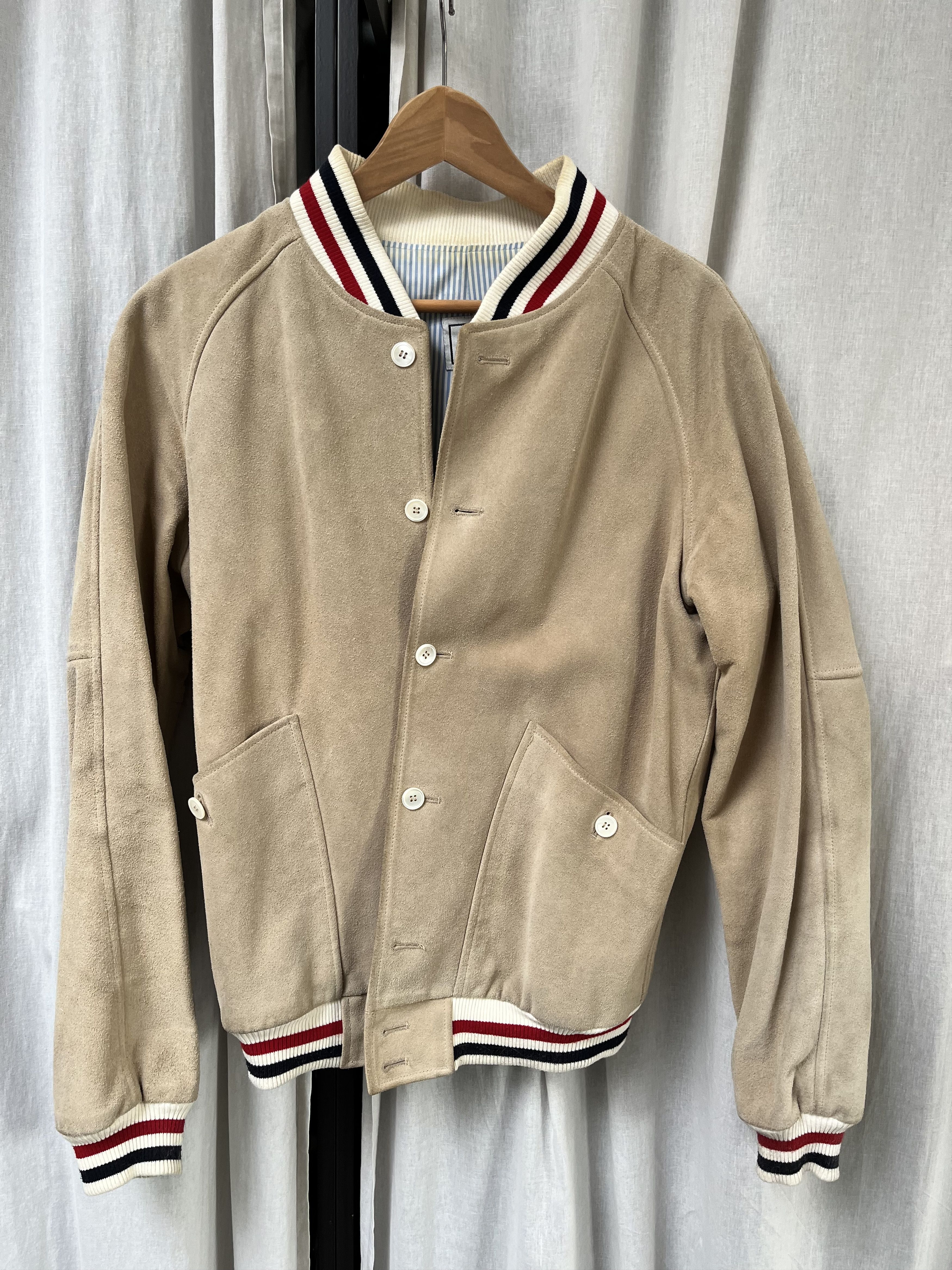 Temple Of Jawnz Suede baseball jacket Size US L / EU 52-54 / 3 - 1 Thumbnail