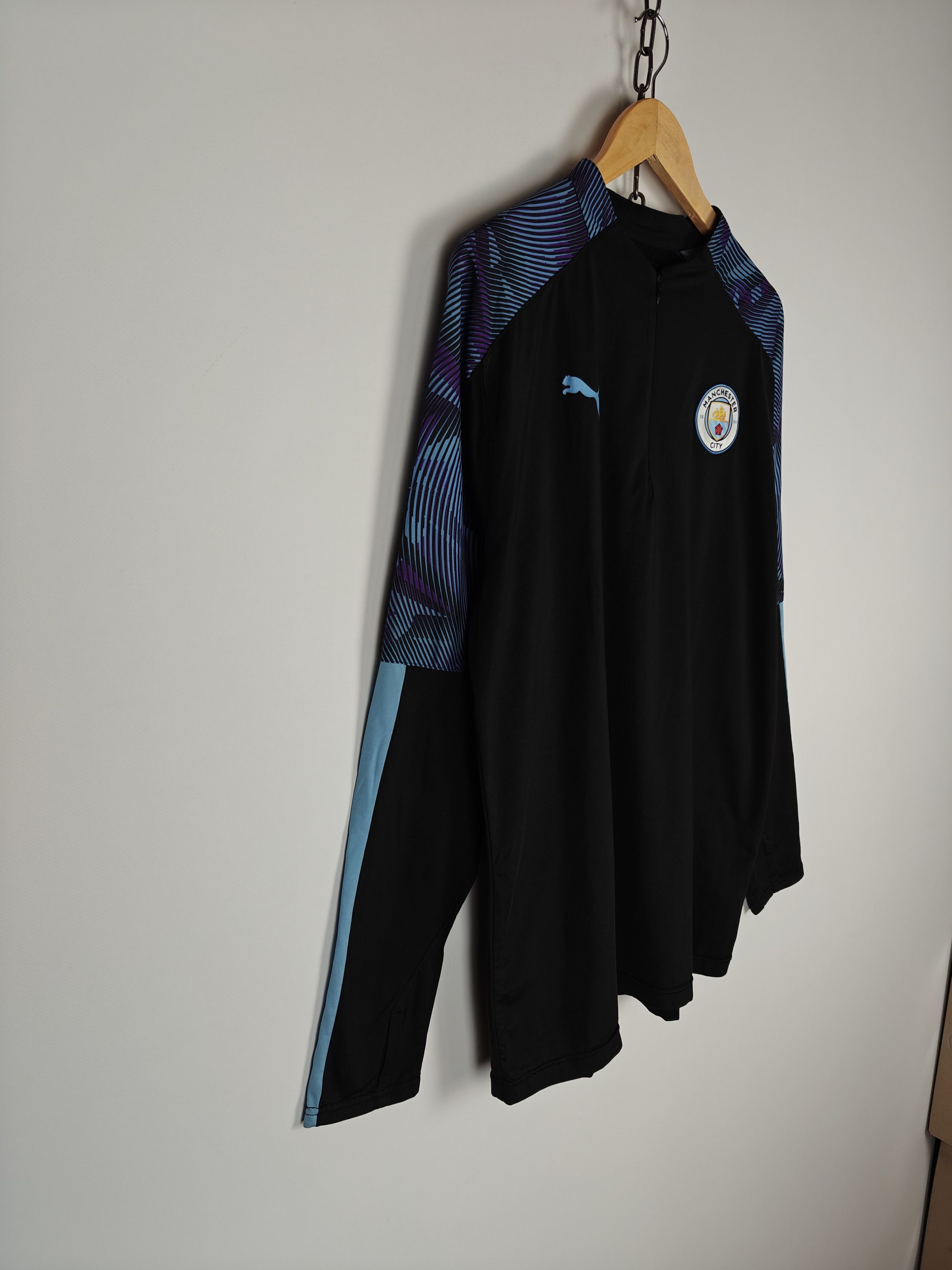 Puma Puma Manchester City Soccer Training Top Long Black XL Size US XL / EU 56 / 4 - 5 Thumbnail