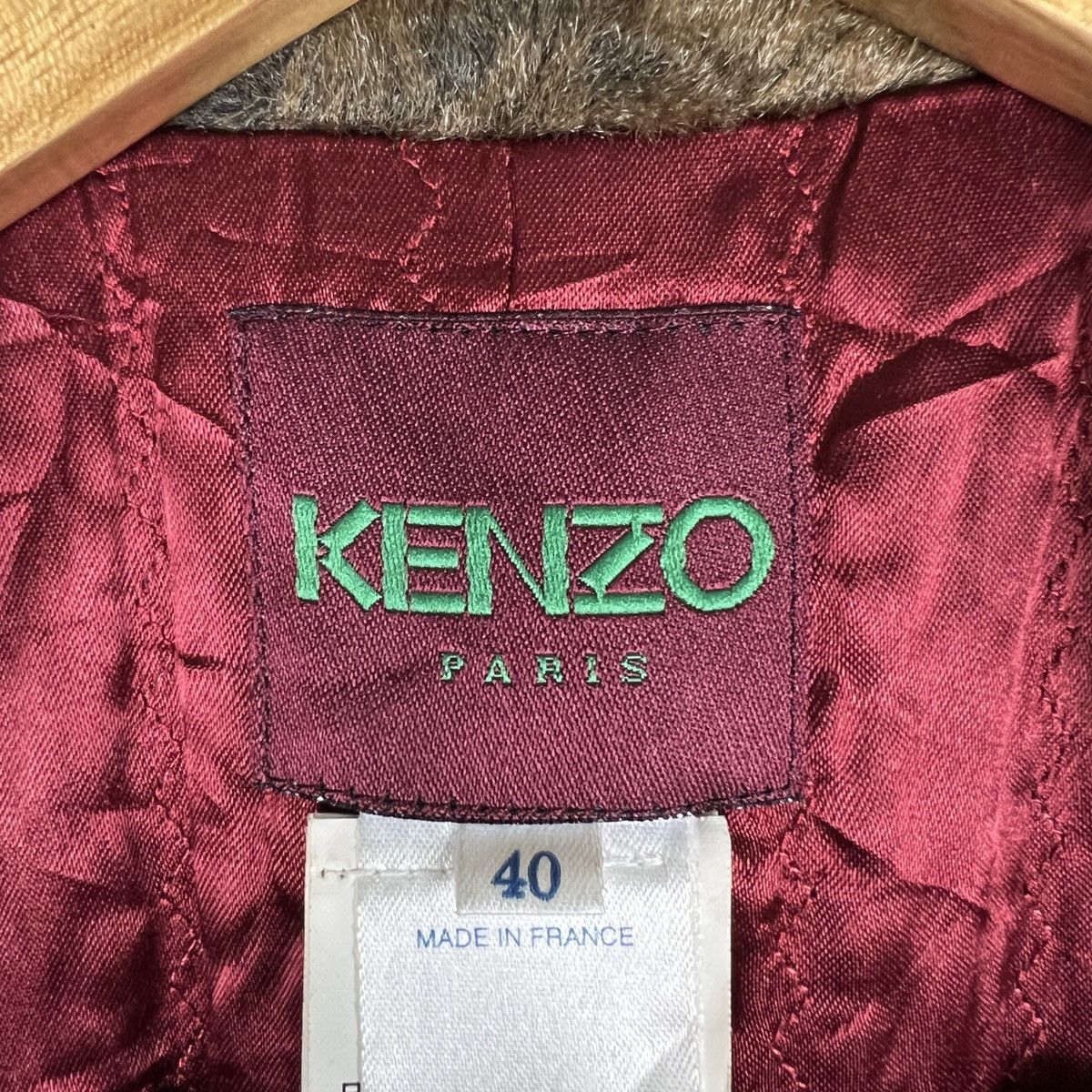 Kenzo Kenzo Paris Jacquard Coat With Faux Fur Made In France Size M / US 6-8 / IT 42-44 - 17 Thumbnail