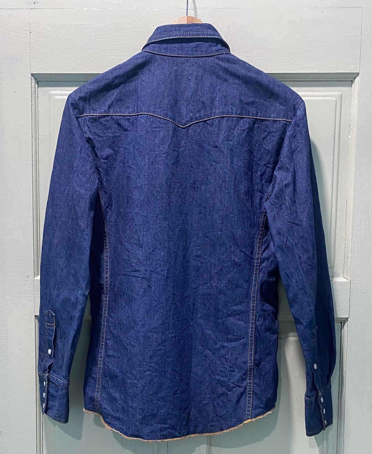 Wrangler Vintage 90s Wrangler Denim Western Shirt Size US M / EU 48-50 / 2 - 4 Thumbnail