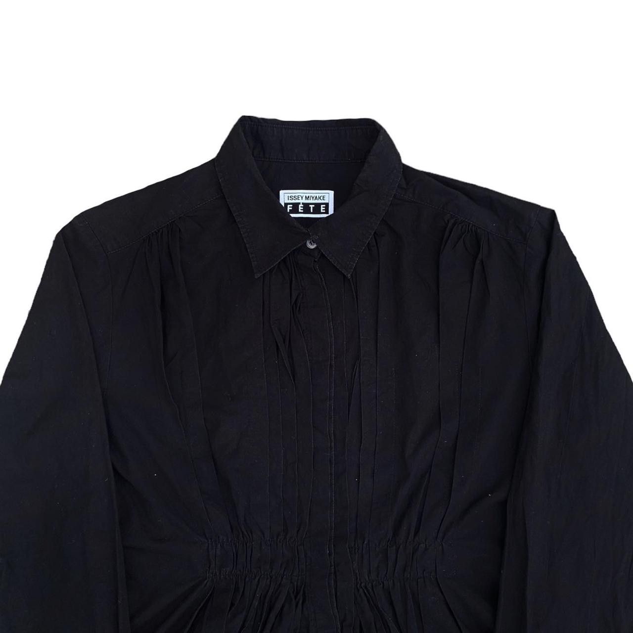 Issey Miyake 💥Vintage Issey Miyake FETE Pleated Button Up Shirt Size XS / US 0-2 / IT 36-38 - 2 Thumbnail