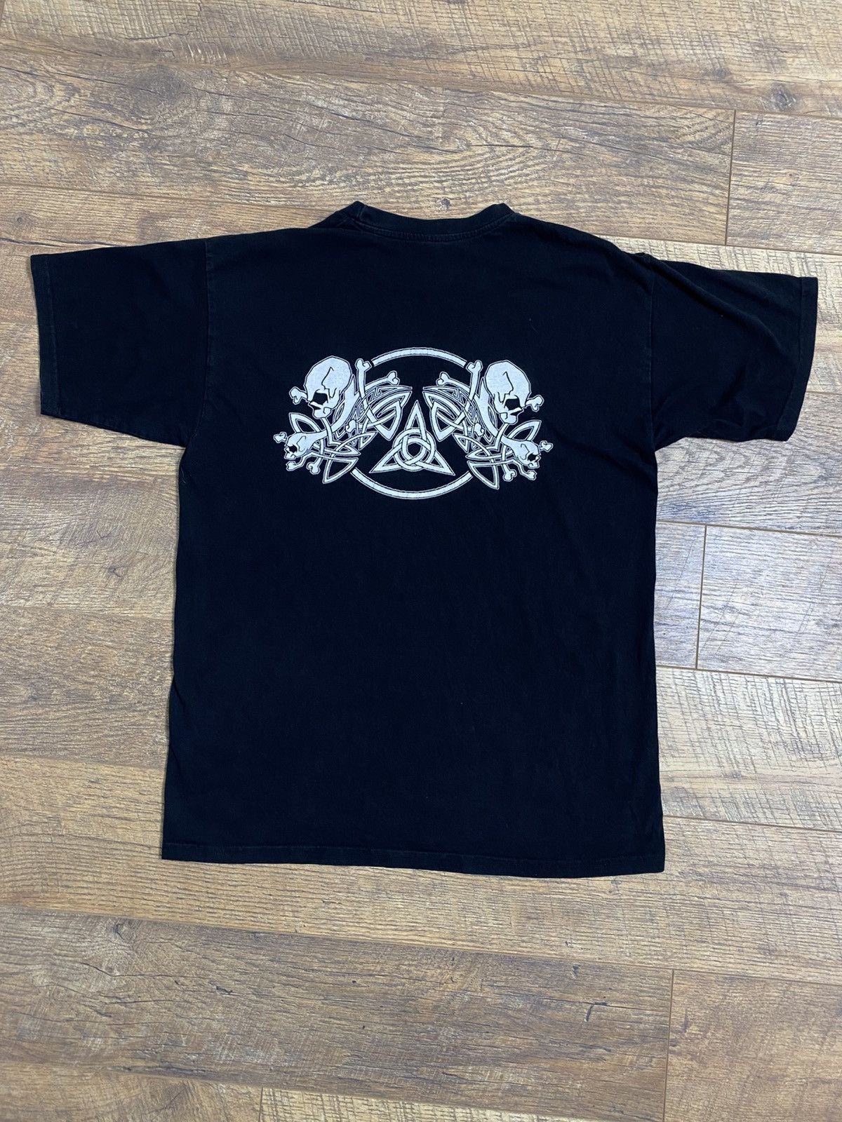 Band Tees Kave Valhalla Skulls Distressed Gothic Graphic Tee Size US L / EU 52-54 / 3 - 1 Thumbnail