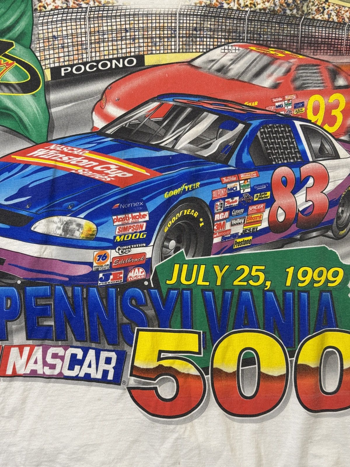 NASCAR × Vintage 90s Chase Authentics Nascar Winston Cup racing t-shirt (XL) Size US XL / EU 56 / 4 - 4 Thumbnail