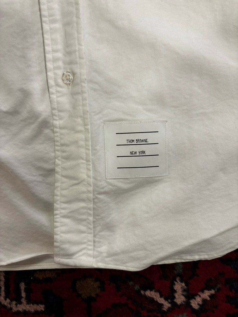 Thom Browne Thom Browne white shirts Size US S / EU 44-46 / 1 - 6 Thumbnail