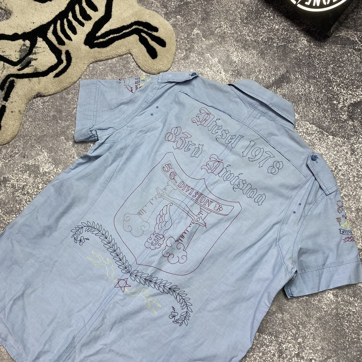 Diesel Vintage Diesel Big Logo Archival Designer shirt Size US M / EU 48-50 / 2 - 12 Thumbnail