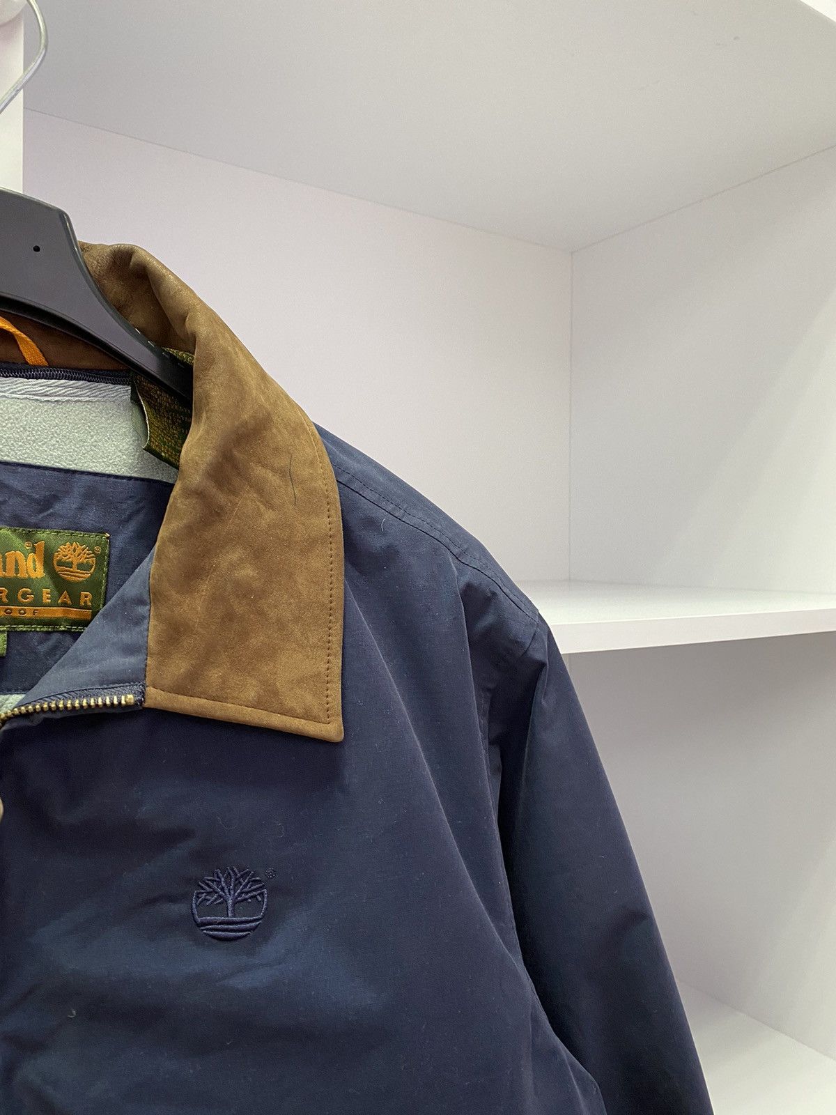 Timberland × Vintage Vintage Timberland Weathergear Waterproof Jacket Dark Blue Size US L / EU 52-54 / 3 - 5 Thumbnail